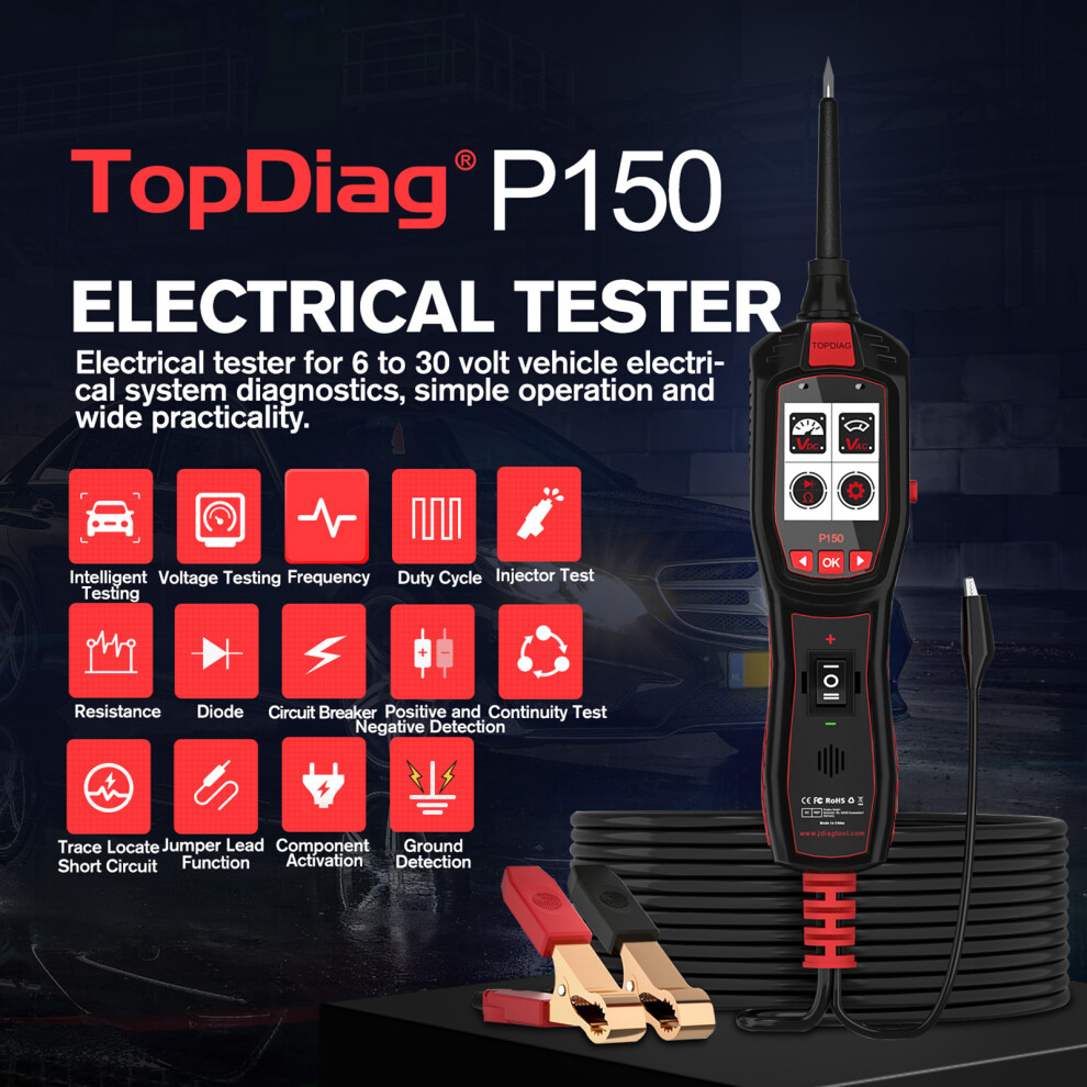 Topdiag P150 Car Tester Automotive Electrical 8320539873701