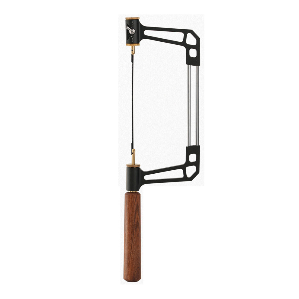 Aluminum Alloy Coping Saw With Wooden Handle & 15T-24T Blades 8011346491973