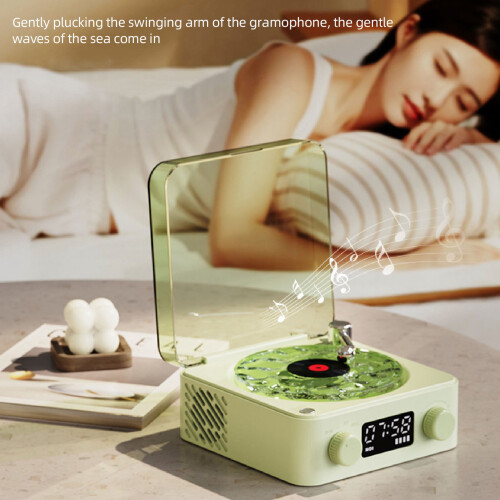 Wireless Bluetooth Sleep Speaker 1500mAh 4 White Noise Light Green 2