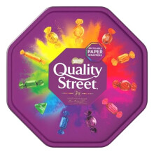 Nestle Quality Street Asorted MilkDark Chocolate Tub 550g (Pack of 2)