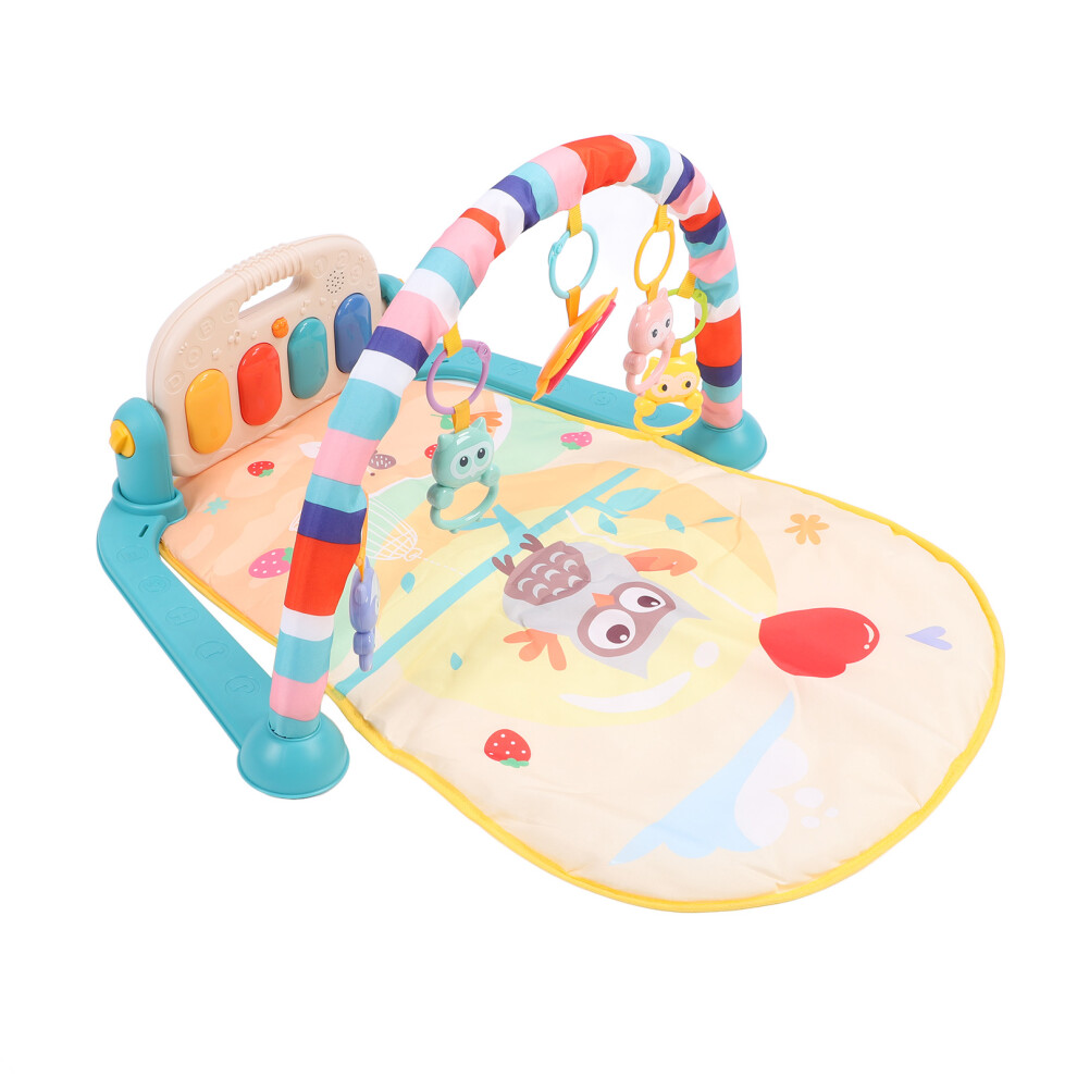 Baby Piano Gym Mat For Infants & Toddlers, Musical Activity Playmat Light