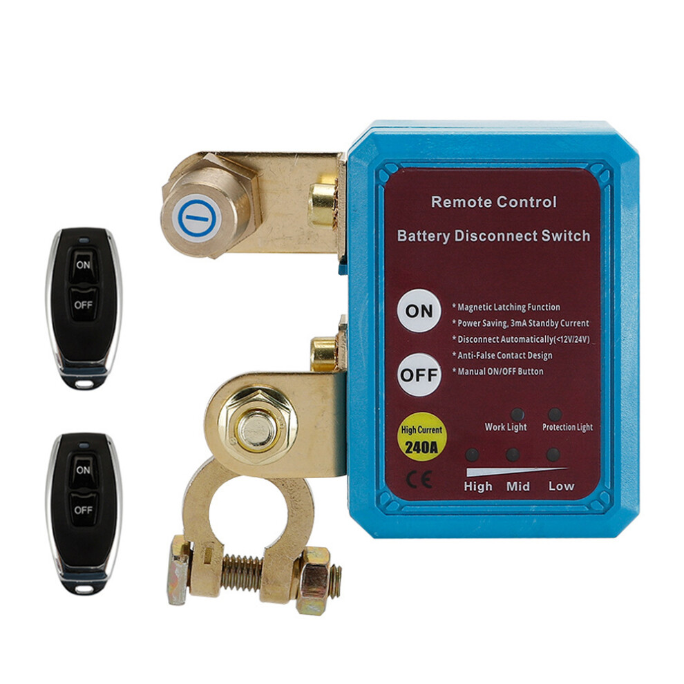 Remote Battery Disconnect Switch, 12V/24V 240A Car 8320539874180