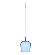 Swimming Pool Brush Cleaner with Leaf Skimmer Net, 5-Section Lightweight Aluminum Pole for Easy Use and Storage