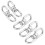 5Pcs Swivel Hooks M5 Double Ended 304 Stainless 9