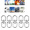 5Pcs Swivel Hooks M5 Double Ended 304 Stainless 11