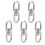 5Pcs Swivel Hooks M5 Double Ended 304 Stainless 3