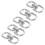 5Pcs Swivel Hooks M5 Double Ended 304 Stainless 5