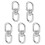 5Pcs Swivel Hooks M5 Double Ended 304 Stainless 2