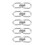 5Pcs Swivel Hooks M5 Double Ended 304 Stainless 4