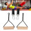 Wooden Gymnastic Rings Portable Pull Up Handles 11