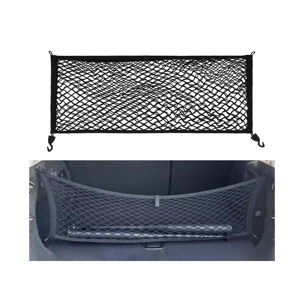 Car Boot Net For Toyota Yaris Cross 2023, Double-Layer Elastic Luggage Storage Net 90X30cm For Cargo Organization 6038364117373