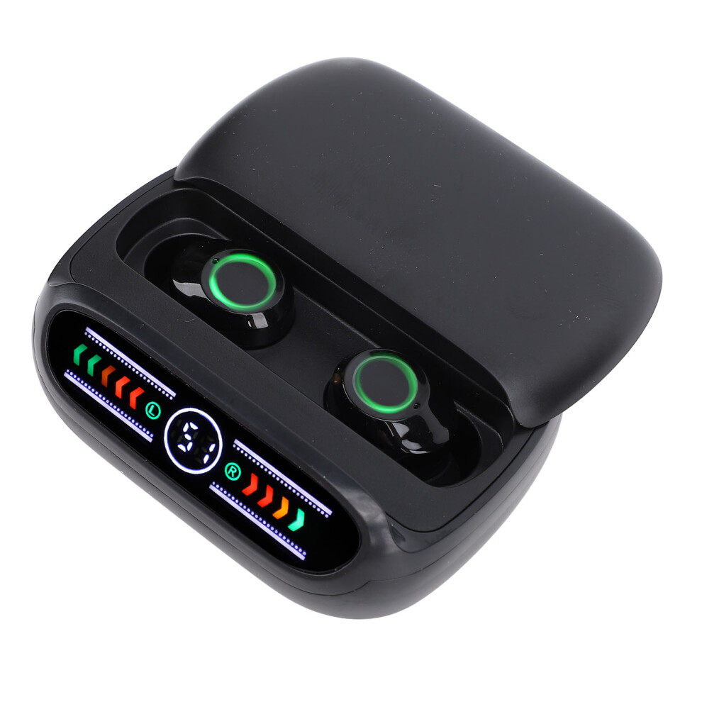 Bluetooth Language Translator Earbuds 144 Languages Touch Control Black 8741346496806