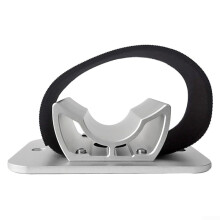 Robust Aluminum Rear Wheel Rack for Bikes, Silver, Compatible with Mountain and Road Bikes, Easy Installation and Transport