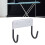 Wall Mounted Ironing Board Hook | Silver Gray Space Saver Iron Holder 15