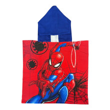 Official Spiderman Kids Hooded Poncho Towel Cover Up