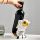 Multifunction Creative Astronaut Shaped Wine Rack Cute-silver 2