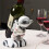Multifunction Creative Astronaut Shaped Wine Rack Cute-silver 6