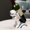 Multifunction Creative Astronaut Shaped Wine Rack Cute-silver 7