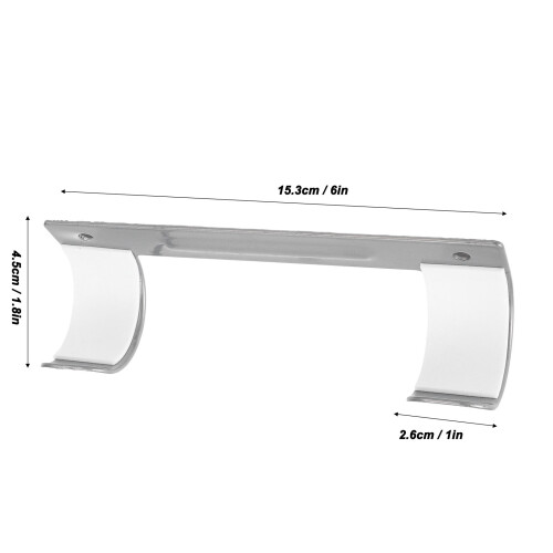 Steel Wall Mount Ironing Board Holder Laundry Room Silver Gray 1