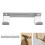 Steel Wall Mount Ironing Board Holder Laundry Room Silver Gray 8