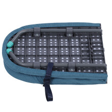 Foldable Blue Ironing Board with Anti-Slip Feet, 81cm Length
