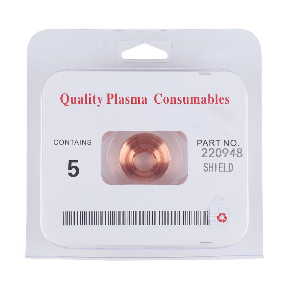 5Pcs Plasma Cuter Cutting Shield Cap Consumables