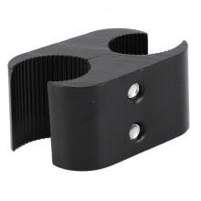 Multi-Purpose Alloy Wheelchair Pipe Clamp for Umbrella Stand & Footrest
