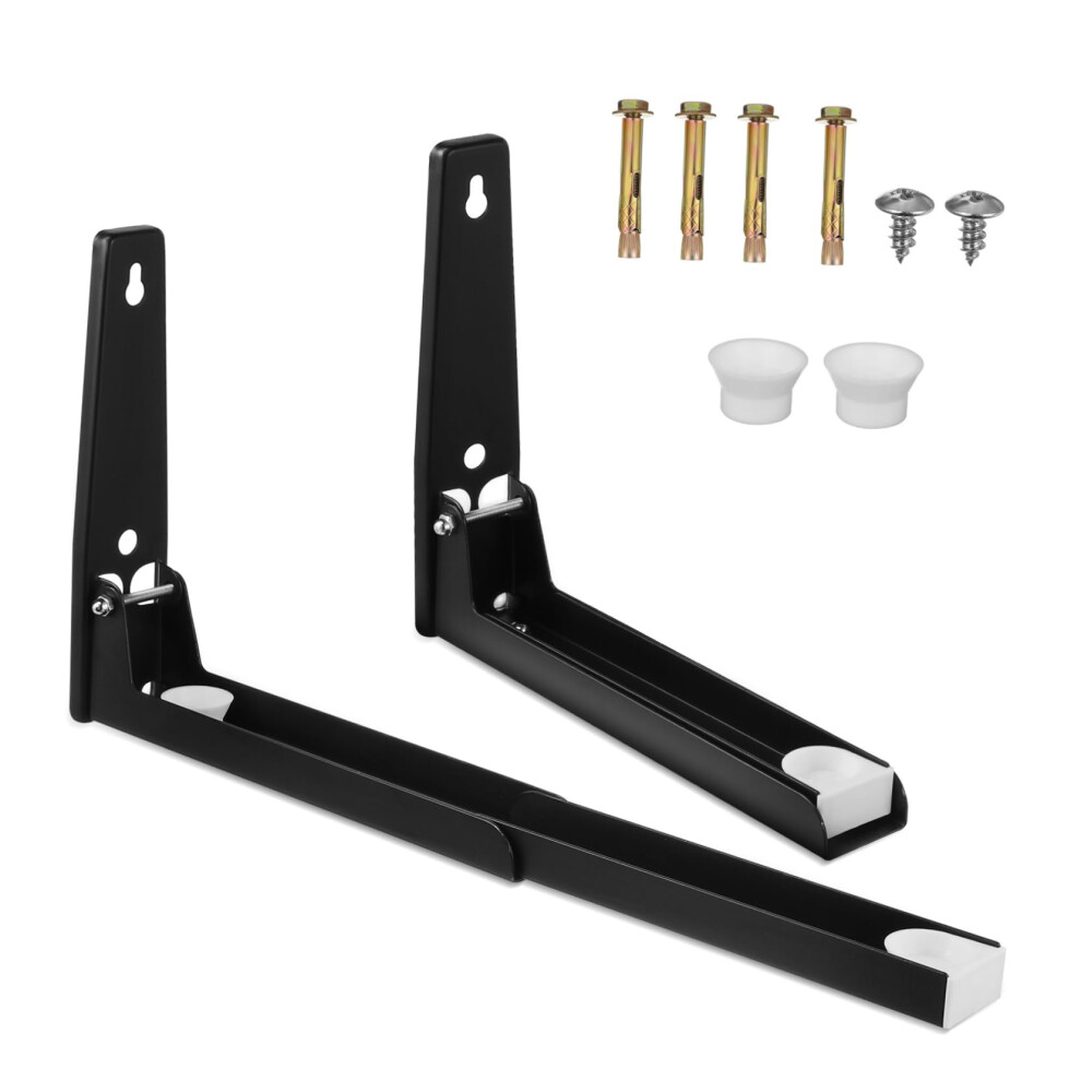 Microwave Oven Bracket Wall-Mounted Shelf Space-Saving Design For Easy Cleaning And Strong Support, Fits Most Models 6038364118165