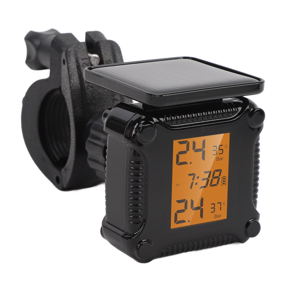 Motorcycle Tpms With 2 Sensors Lcd Display Ip67 For All 2-Wheel Vehicles 7891346504443