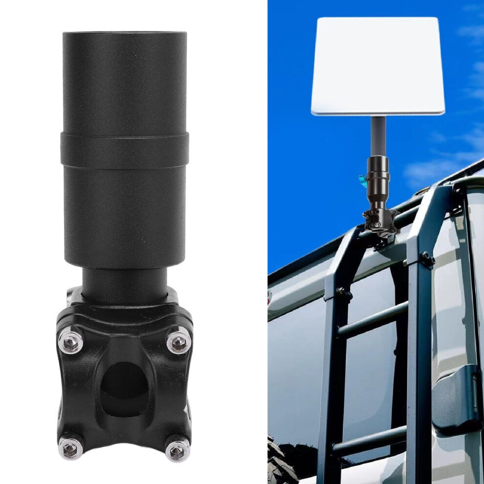 Alloy Steel Satellite Pole Mount Kit 200Lbs Weatherproof For V2 4101346505061