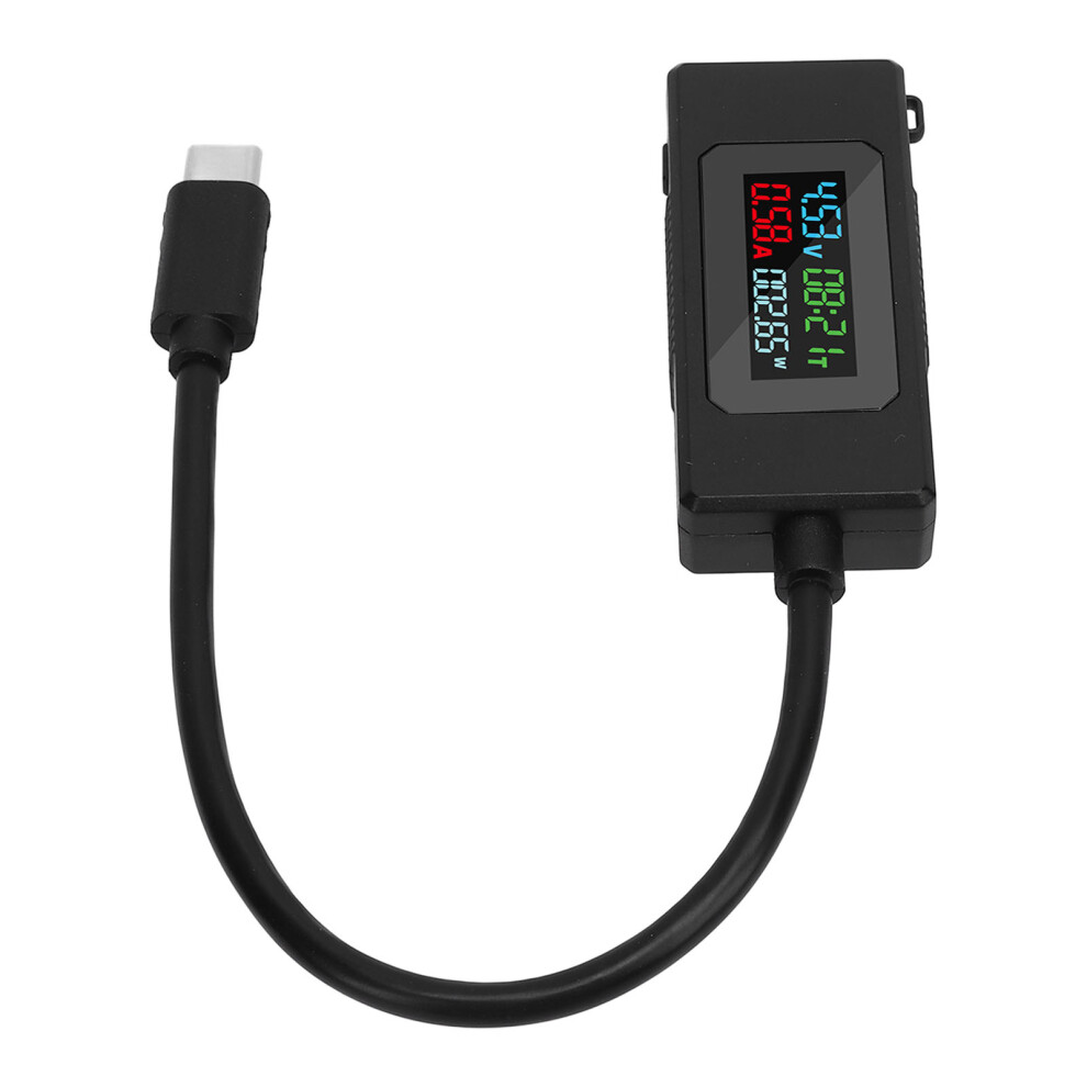 Usb C Voltage Current Power Meter Tester 4-30V 0-6.5A 7901346505071