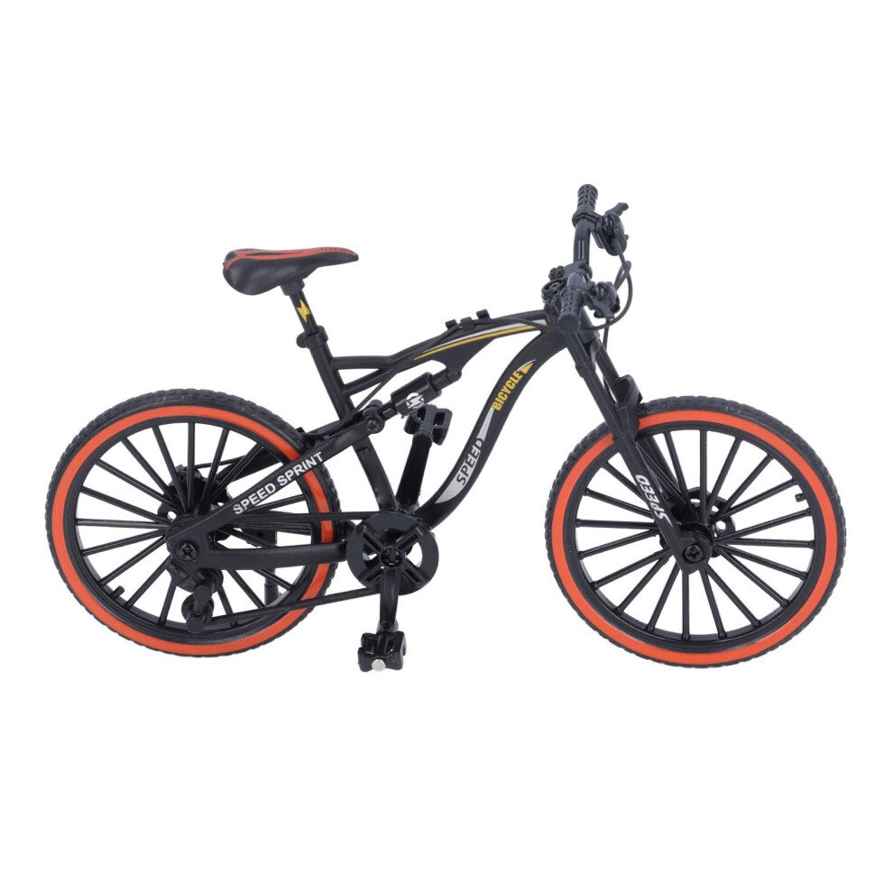 Alloy Kids Mountain Bike Model 21.5x8.5cm with Helmet Stand Black-image-OPC-PKBSG5Y-NEW