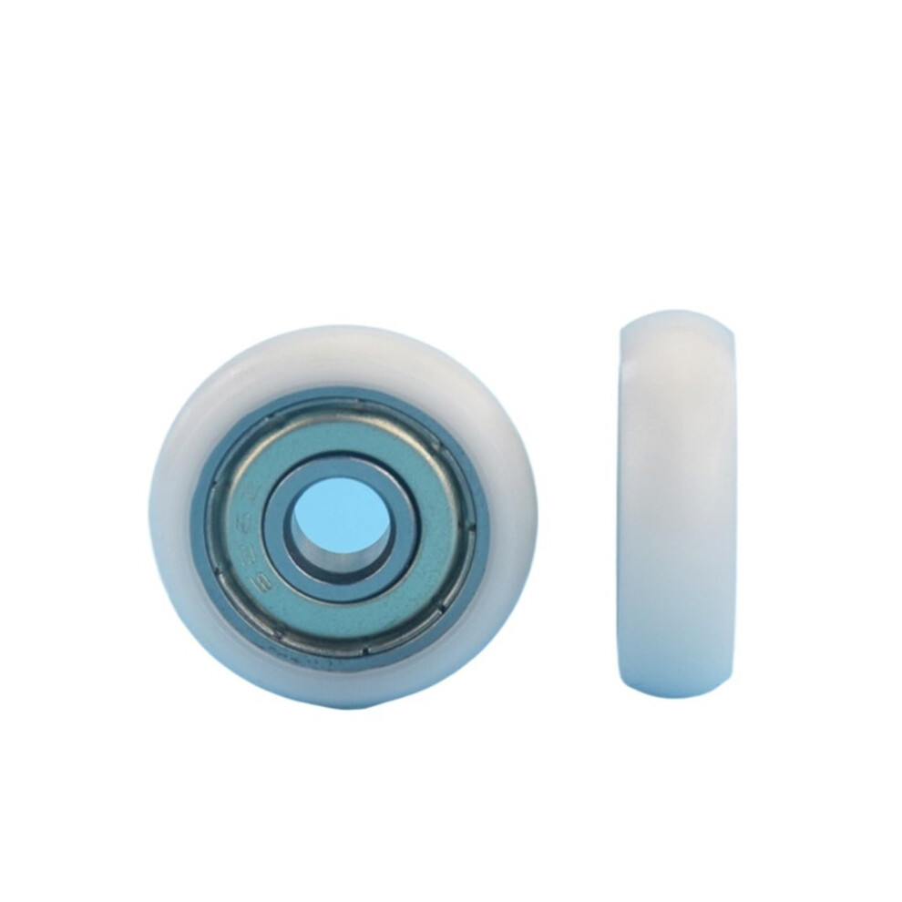 626Zz Bearing Pulley Housing 20 Pcs 6X24x7mm Spherical Radius 5Mm Plastic Roller For Doors Windows Drawers 6038364118592