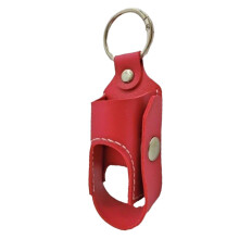 Leather Inhaler Case - PU Leather Inhaler Holder for Travel, Camping, Business Trip, Home, School - Red Color Storage Tool