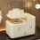 Makeup Storage Box with Removable Drawer - Compact Organizer for Home Office Travel Vanity Bathroom Desktop 5