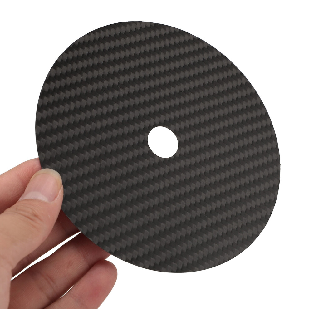 Hifi Cd Tuning Mat Carbon Fiber For Cd Player Low Distortion 3.5'' Black 8721346509812