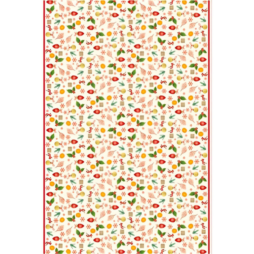 Anker Traditional Christmas Wipe Clean Festive Table Cover