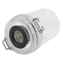 250ml Lash Glue Storage Jar with Temp & Humidity Display, 100x78mm