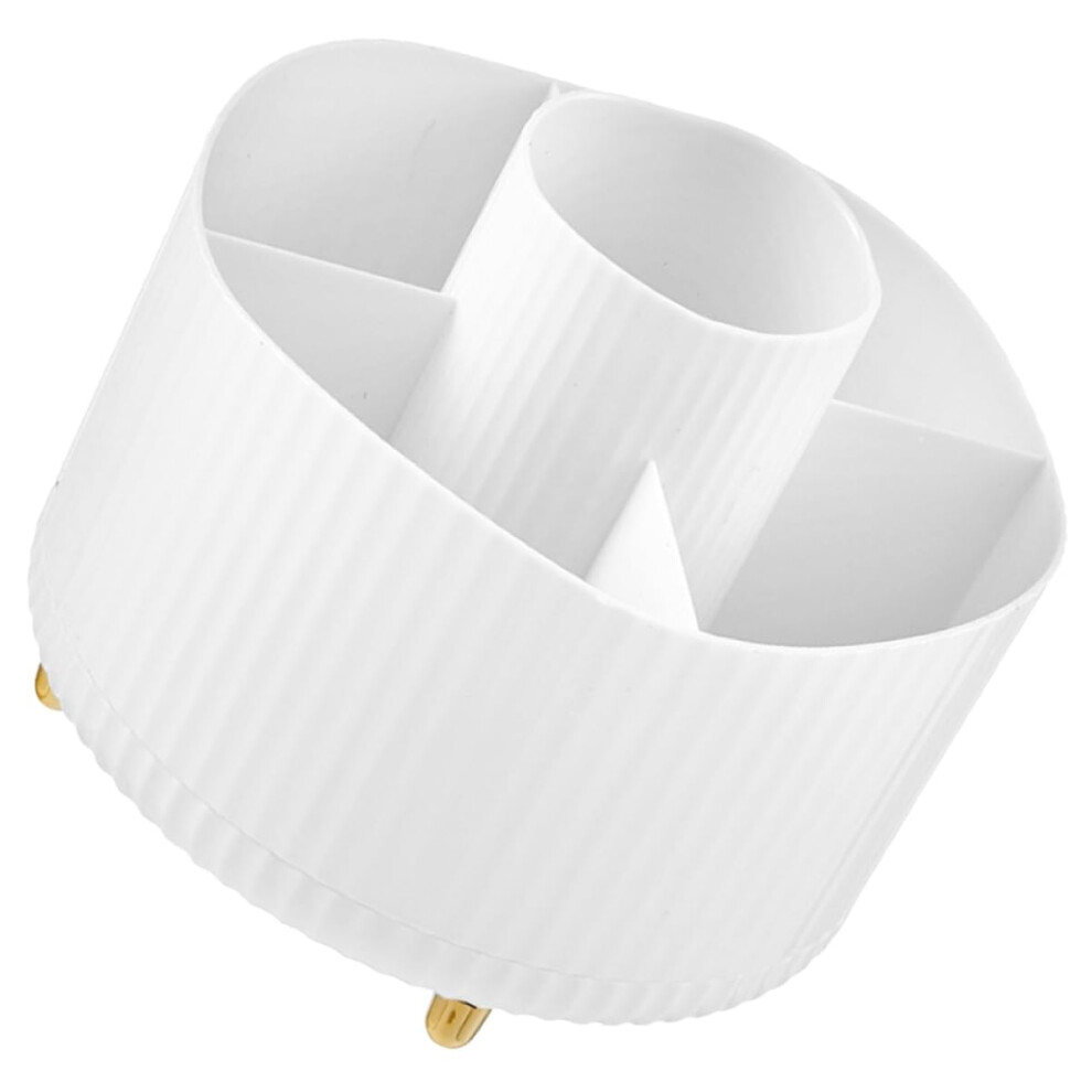 Rotary Makeup Brush Holder Stylish Cosmetic Container for Desk Bedroom Organizing Makeup Brushes and Pens in Office and Study