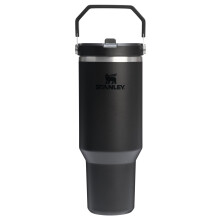 Stanley IceFlow 2.0 Flip Straw Tumbler con mango de 40 oz | Gire la tapa y la paja | Botella de agua resistente a las fugas | Acero inoxidable aislad