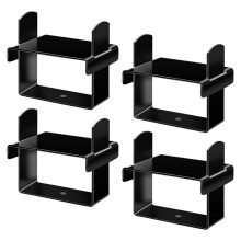 Leaf Spring Helper Clamps Kit, 4Pcs Stainless Steel Leaf Spring Stabilizers for Vehicles Up to 2.5 Inch Wide