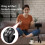 Bluetooth 5.3 Remote Controller for Selfies and Video Browsing, Black with Charging Box, Fingertip Design, Compact Size 2