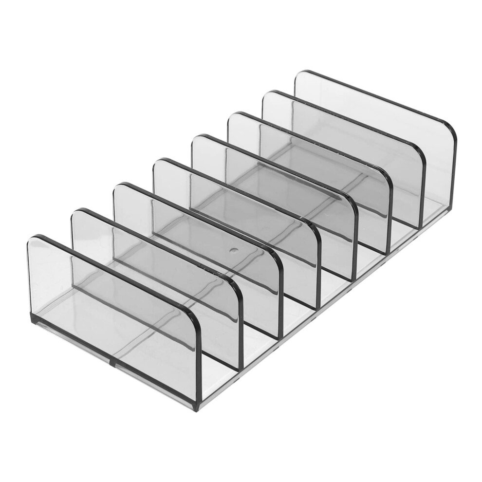 Transparent Makeup Storage Rack - Compartmentalized Desktop Organizer for Lipstick, Nail Polish, and Daily Cosmetics, Space-Saving Design