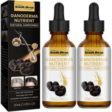 2pcs Anti-Greying Hair Serum,Anti Grey Hair Serum, Ganoderma Nutrient Natural Darkening, Regrow Thicker, Fuller, Healthier Hair