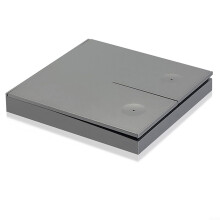 Wired Compatible Wireless Wall Switch Transmitter 433MHz RF Frequency Grey Color for Easy Control and Automation