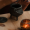 Mini Metal Cauldron,Black Buckets with Handle for 9