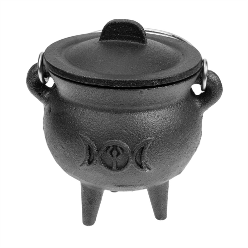 Mini Metal Cauldron,Black Buckets with Handle for 2