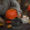 Mini Metal Cauldron,Black Buckets with Handle for 7