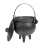 Mini Metal Cauldron,Black Buckets with Handle for 5