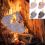 Portable Fire Pit Tabletop Fireplace Isopropyl Alc 10